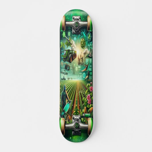 "Bio-engineered Eden Deck" Persoonlijk Skateboard (Voorkant)