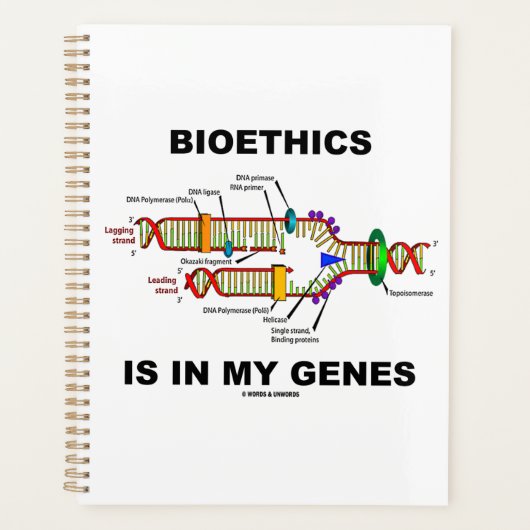 Bio-ethiek zit in mijn genen DNA-replicatie Planner (Voorkant)