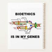 Bio-ethiek zit in mijn genen DNA-replicatie Planner (Achterkant)