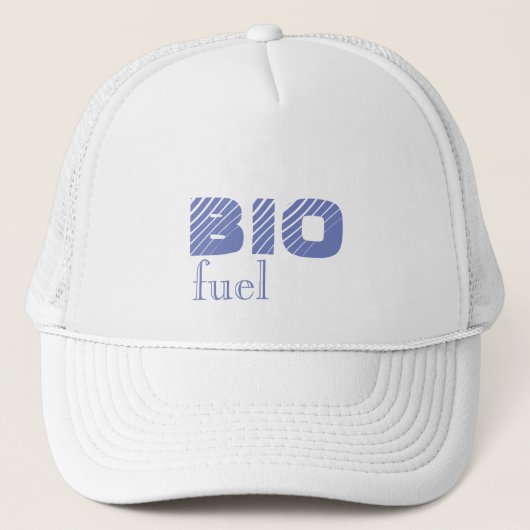 Bio Fuel Jouw tekst Trucker Hat Trucker Pet (Voorkant)