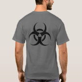 Bio-gevaar - Gevarensymbool T-shirt (Achterkant)