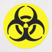 Bio-gevarensymbolen Labels (Design 2)