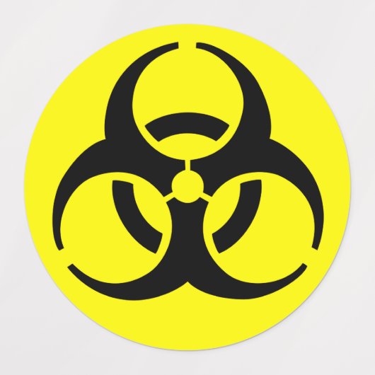 Bio-gevarensymbolen Labels (Design 2)