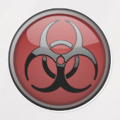 Bio-gevarensymbolen Labels (Design 1)