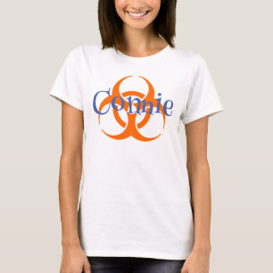 Bio-gevarensymbool met Mary Beth T-shirt