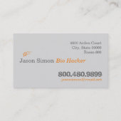 Bio Hacker Visitekaartje (Achterkant)