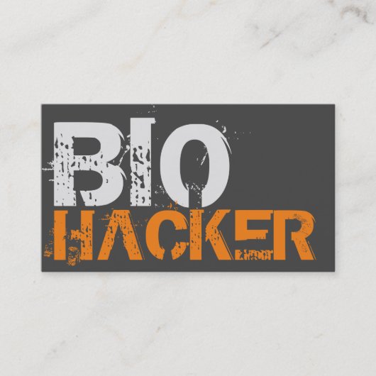 Bio Hacker-Visitekaartjes Visitekaartje (Voorkant)