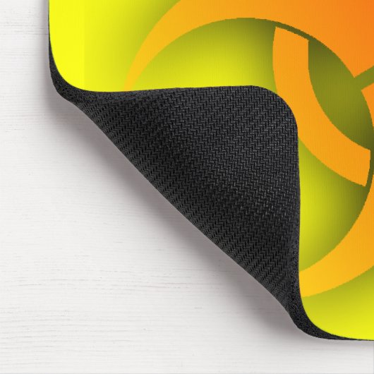 Bio Hazard Funny Mousepad Humor Muismat (Hoek)