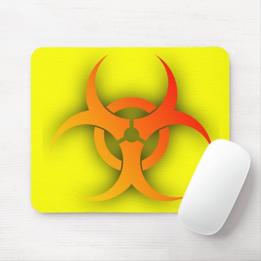 Bio Hazard Funny Mousepad Humor Muismat (Met muis)
