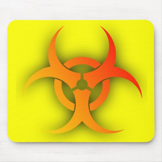Bio Hazard Grappige Muismat Humor (Voorkant)