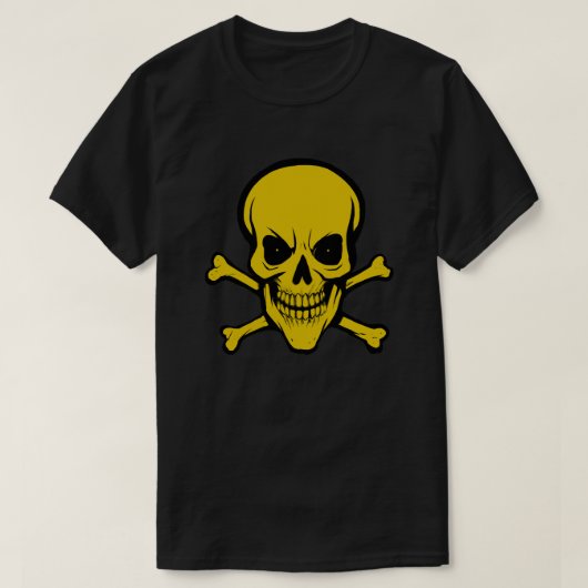 Bio Hazard Grinning Skull T-shirt (Design voorkant)