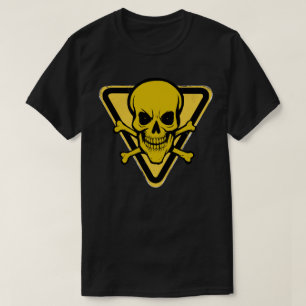 Bio Hazard Grinning Skull T-shirt V2