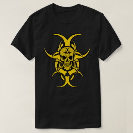 Bio Hazard Grinning Skull T-shirt v3