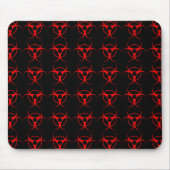 Bio-hazard Mousepad Biohazard Warning Muismat (Voorkant)