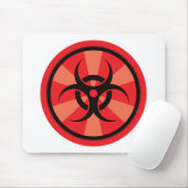 Bio-Hazard - Red Muismat (Met muis)