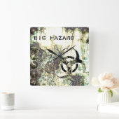 Bio Hazard Wall Clock Vierkante Klok (Huis)