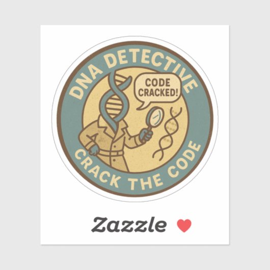 Bio-informatica speurder kraakt de DNA-code Sticker (Vel)