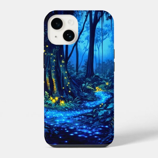 Bio Luminescent Bos iPhone Hoesje (Achterkant)
