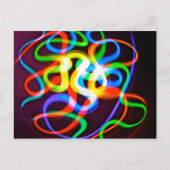 Bio-luminescent Worms Briefkaart (Voorkant)