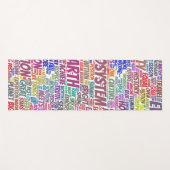 Bio Nuage Mots Tekst Biodiversiteit Yogamat (Voorkant (horizontaal))