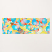 Bio Nuage Mots Tekst Motief Biodiversiteitspatroon Yogamat (Achterkant (horizontaal))