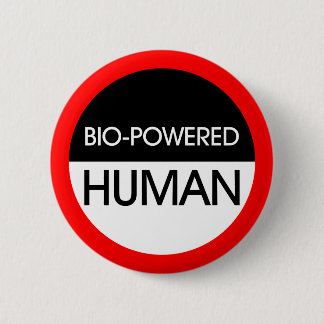 Bio-Powered Human Ronde Button 5,7 Cm