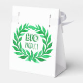 Bio Product Green Waterverf Boerderij Vers voedsel Bedankdoosjes (Achterkant)