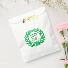 Bio Product Green Waterverf Boerderij Vers voedsel Bedankzakje