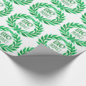 Bio Product Green Waterverf Boerderij Vers voedsel Cadeaupapier (Hoek)