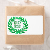 Bio Product Green Waterverf Boerderij Vers voedsel Etiket (Insitu)