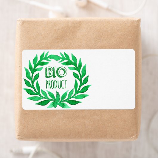 Bio Product Green Waterverf Boerderij Vers voedsel Etiket (Insitu)