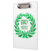 Bio Product Green Waterverf Boerderij Vers voedsel Klembord (Links)