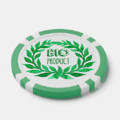 Bio Product Green Waterverf Boerderij Vers voedsel Poker Chips (Enkel)