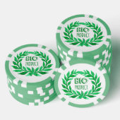Bio Product Green Waterverf Boerderij Vers voedsel Poker Chips (Opstapeling)