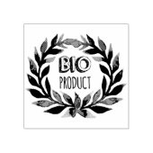 Bio Product Green Waterverf Boerderij Vers voedsel Rubberstempel (Afrduk)