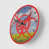 Bio-risicovereiste klok Bio-Hazard Cadeur Decor (Hoek)