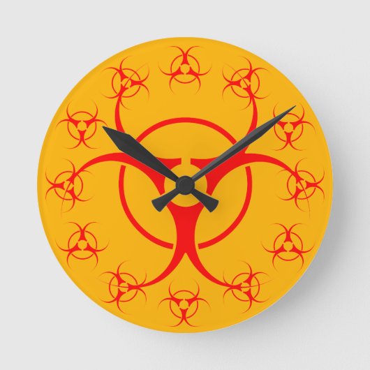 Bio-risicovereiste klok Bio-Hazard Cadeur Decor (Voorkant)