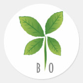 BIO RONDE STICKER (Voorkant)