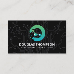 Bio Tech Logo AI Printplaat Visitekaartje