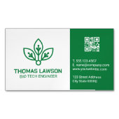 Bio Tech-logo | Ingenieur Magnetisch Visitekaartje (Voorkant)