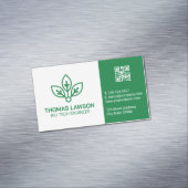 Bio Tech-logo | Ingenieur Magnetisch Visitekaartje (Voorbeeld)