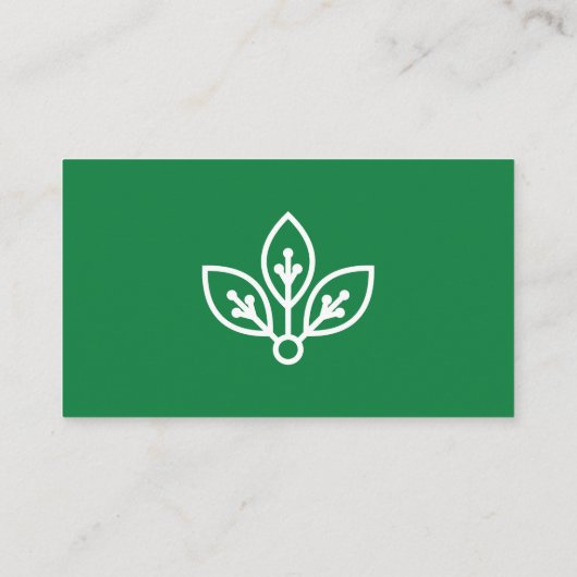 Bio Tech Logo | Ingenieur Visitekaartje (Achterkant)