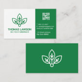 Bio Tech Logo | Ingenieur Visitekaartje (Voorkant / Achterkant)