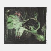 Bio-Waste - Techno-Dystopian Streetwear Design Fleece Deken (Voorkant (Horizontaal))