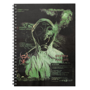 Bio-Waste - Techno-Dystopian Streetwear Design Notitieboek