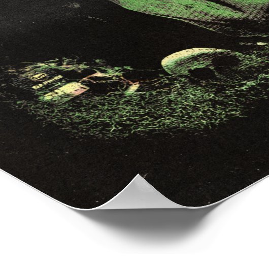 Bio-Waste - Techno-Dystopian Streetwear Design Poster (Hoek)