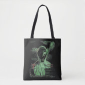 Bio-Waste - Techno-Dystopian Streetwear Design Tote Bag (Voorkant)