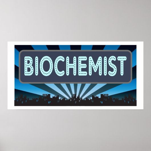 Biochemicus Marquee Poster (Voorkant)