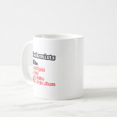 Biochemicus Quiz... Joke Koffiemok (Voorkant links)