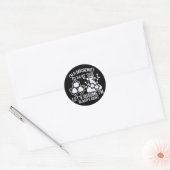 Biochemie Afstuderen, Grappige Biochemie Ronde Sticker (Envelop)
